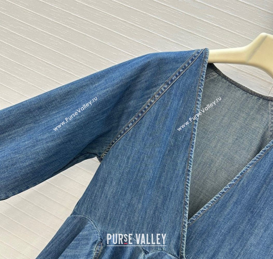 Alaia Denim Dress Blue 2025 AL110602 (QI-251106081)