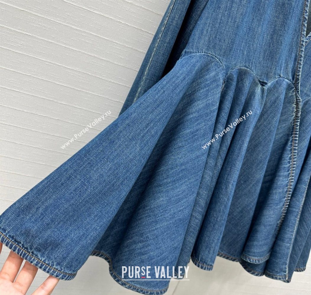 Alaia Denim Dress Blue 2025 AL110602 (QI-251106081)