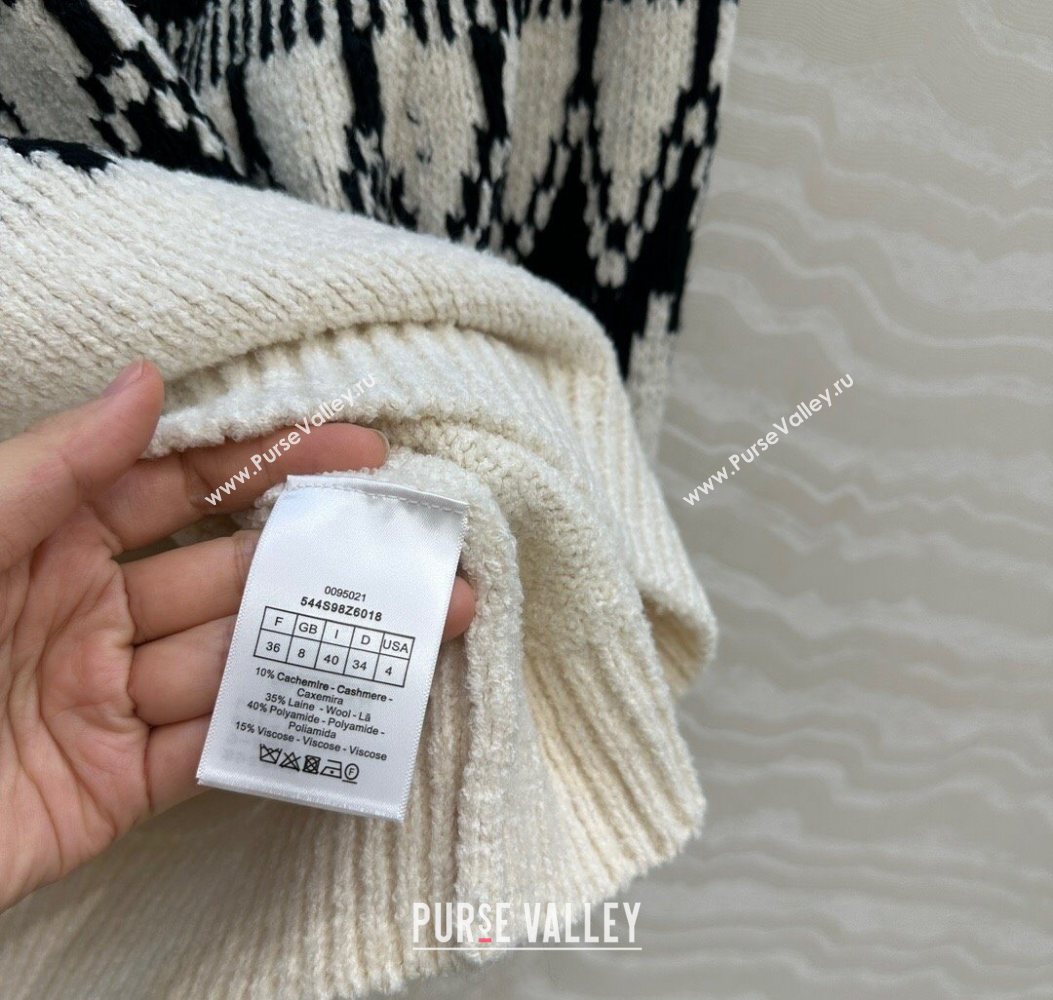 Dior Fair Isle Snow Sweaters White 2025 (QI-251106082)