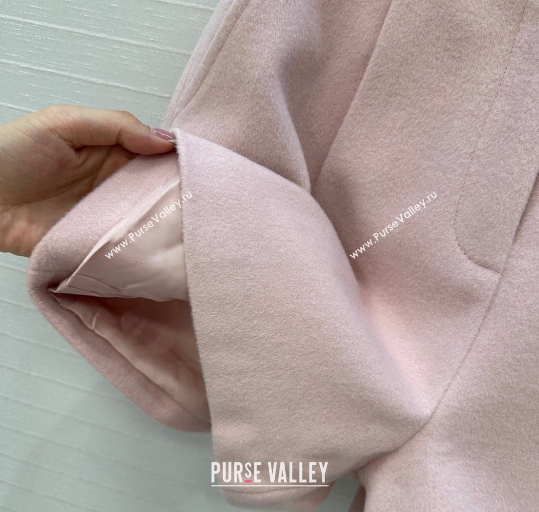 Chanel Wool Shorts with Heart Light Pink 2025 CH110686 (QI-251106087)