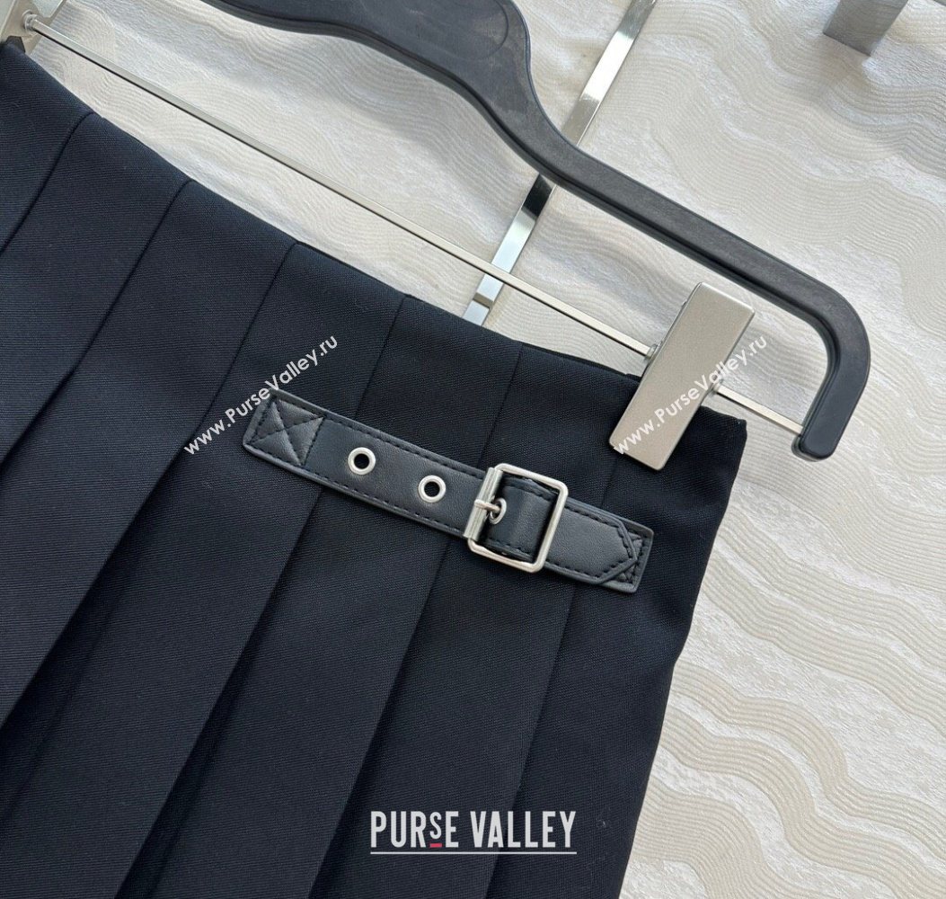 Loewe Mini Skirt Black 2025 LW110667 (QI-251106068)