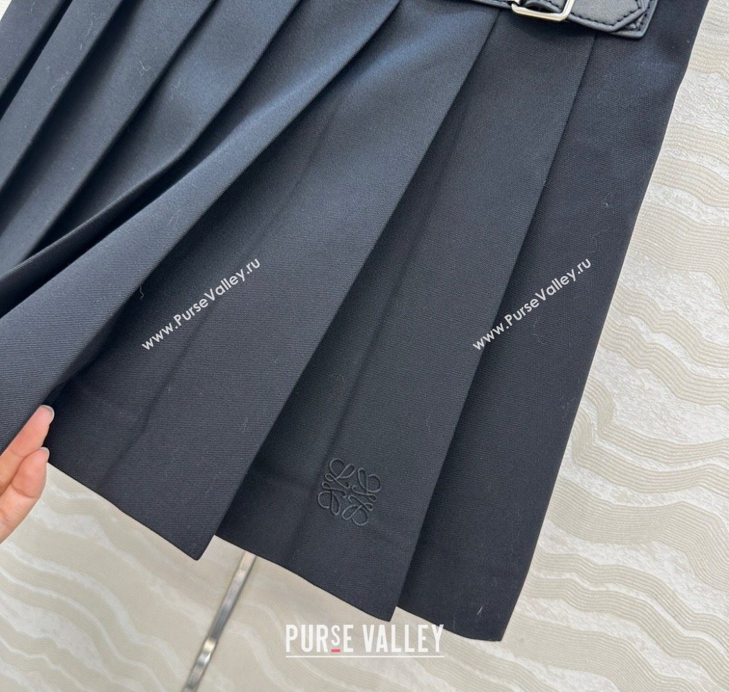 Loewe Mini Skirt Black 2025 LW110667 (QI-251106068)