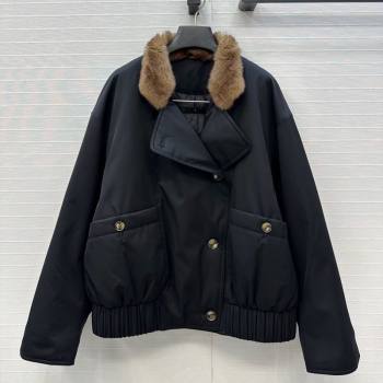 The Row Down Jacket Black 2025 TR110672 (QI-251106072)
