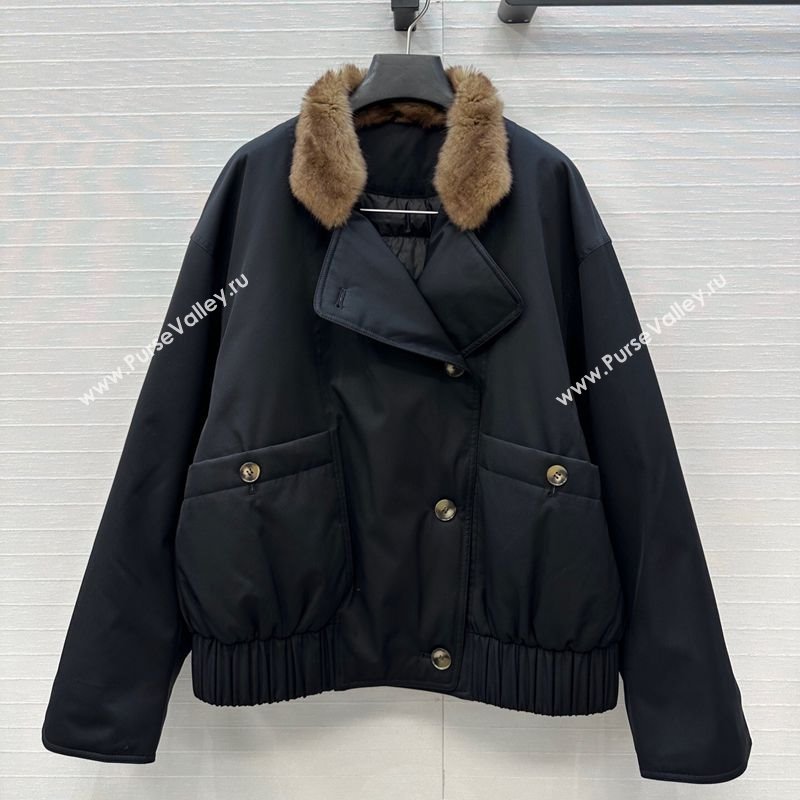 The Row Down Jacket Black 2025 TR110672 (QI-251106072)