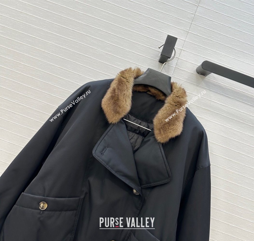 The Row Down Jacket Black 2025 TR110672 (QI-251106072)