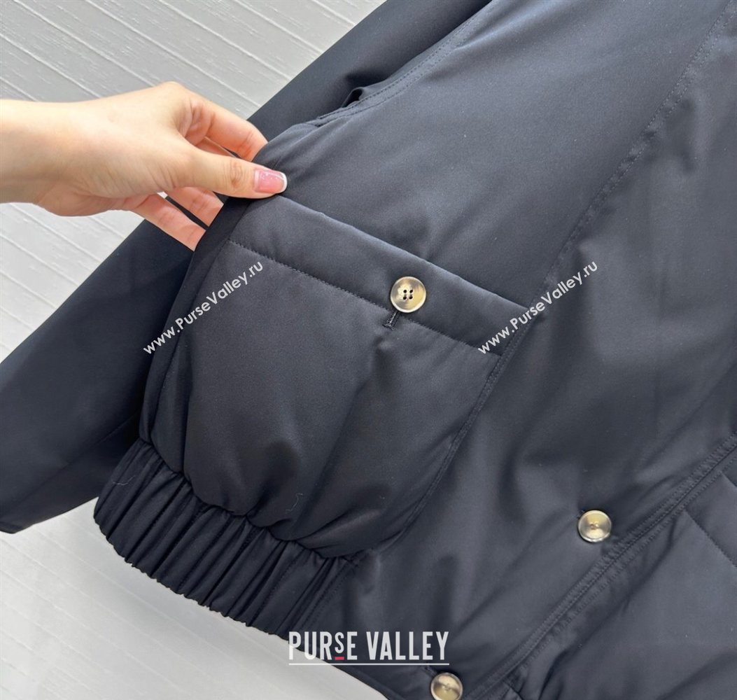 The Row Down Jacket Black 2025 TR110672 (QI-251106072)