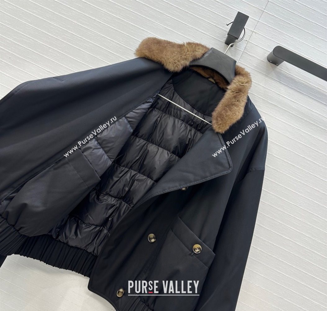 The Row Down Jacket Black 2025 TR110672 (QI-251106072)