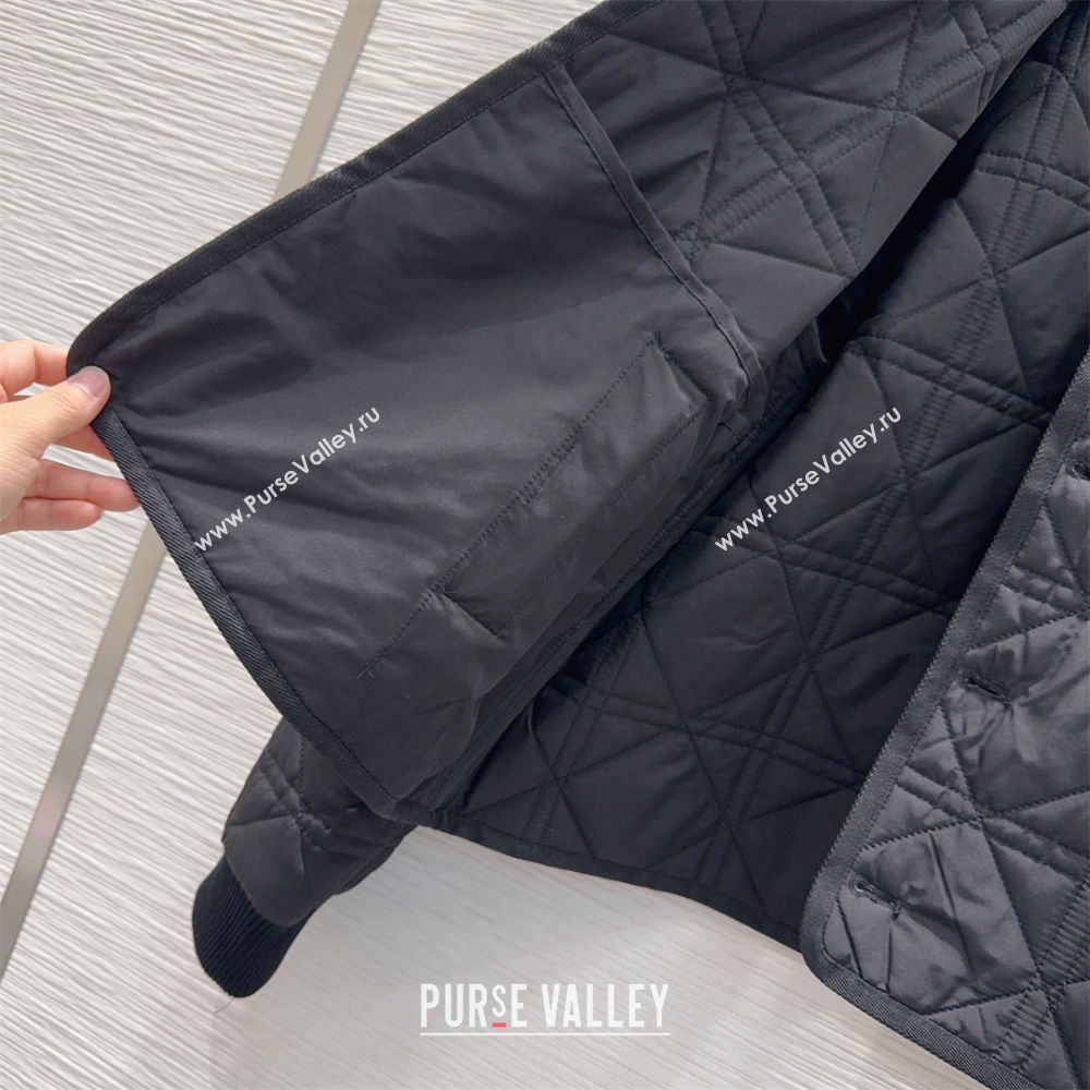 Dior Quilted Padded Jacket Black 2025 DR110645 (QI-251106046)