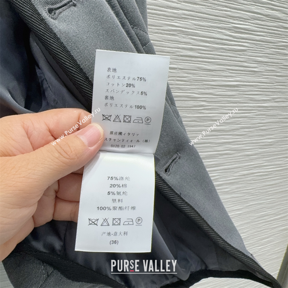 Dior Quilted Padded Jacket Grey 2025 DR110646 (QI-251106047)