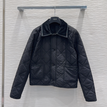 Dior Quilted Padded Jacket Black 2025 DR110646 (QI-251106048)