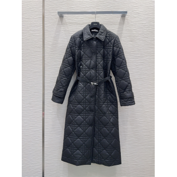 Dior Quilted Padded Coat Black 2025 DR110636 (QI-251106037)