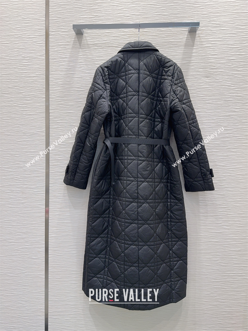 Dior Quilted Padded Coat Black 2025 DR110636 (QI-251106037)
