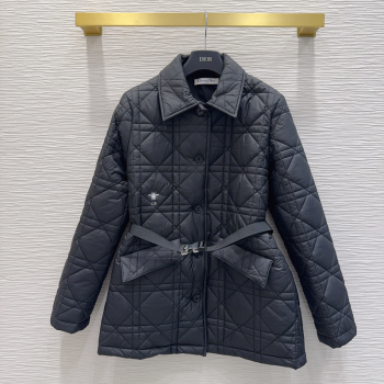 Dior Quilted Padded Jacket Black 2025 DR110650 (QI-251106051)