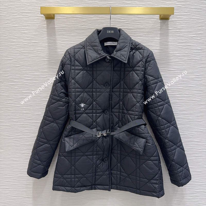 Dior Quilted Padded Jacket Black 2025 DR110650 (QI-251106051)