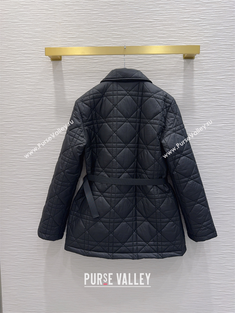 Dior Quilted Padded Jacket Black 2025 DR110650 (QI-251106051)