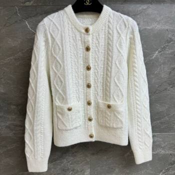 Chanel Cashmere Cardigan White 2025 CH110510 (QI-251106110)