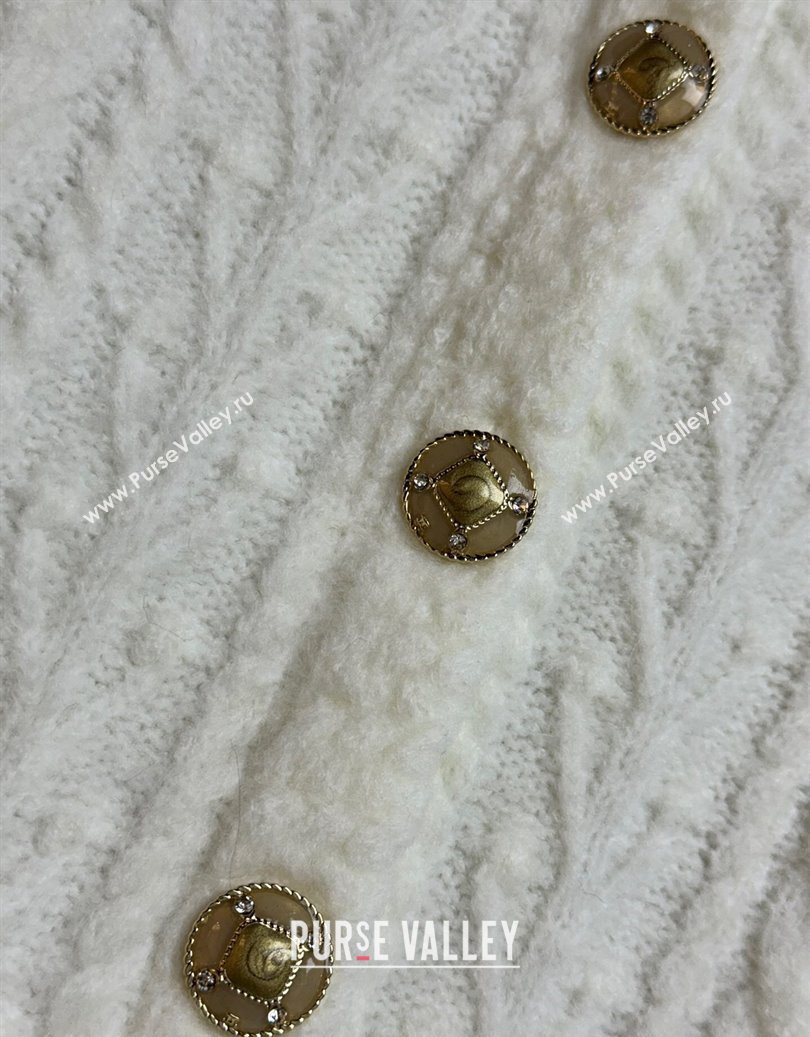 Chanel Cashmere Cardigan White 2025 CH110510 (QI-251106110)