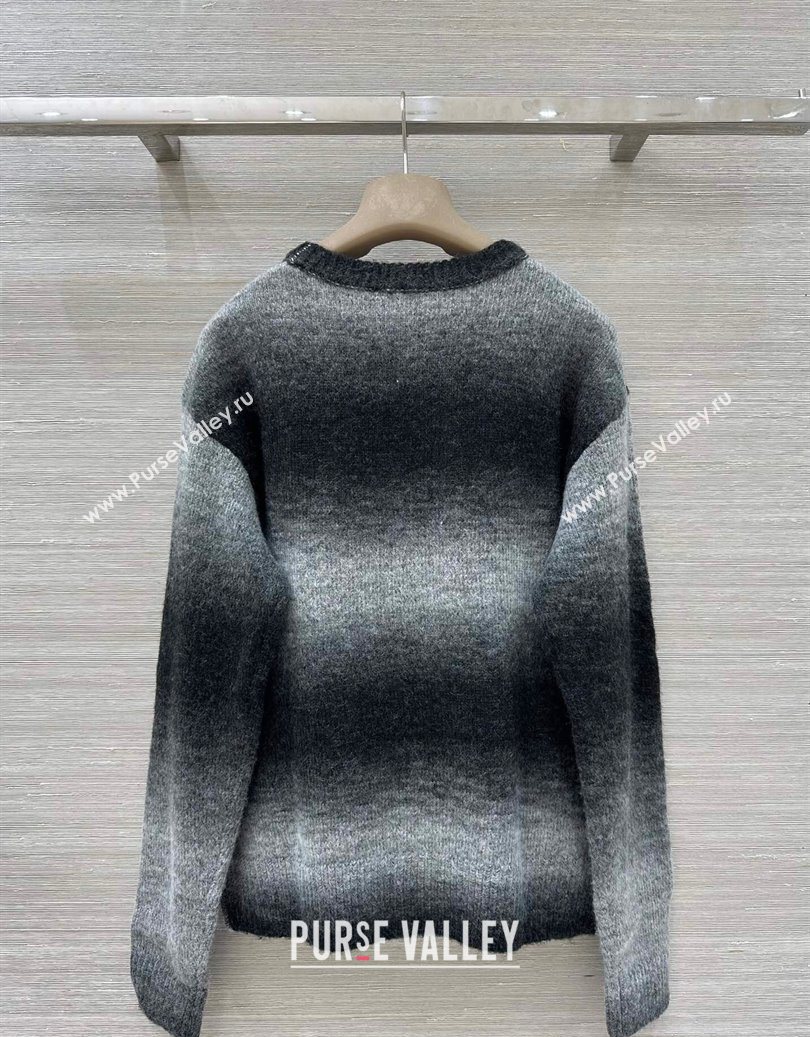 Chanel Cashmere Sweater Grey/Black 2025 CH110516 (QI-251106116)