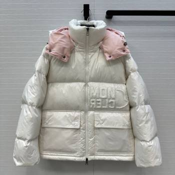 Moncler Abbaye Down Jacket White 2025 ML110601 (QI-251106094)