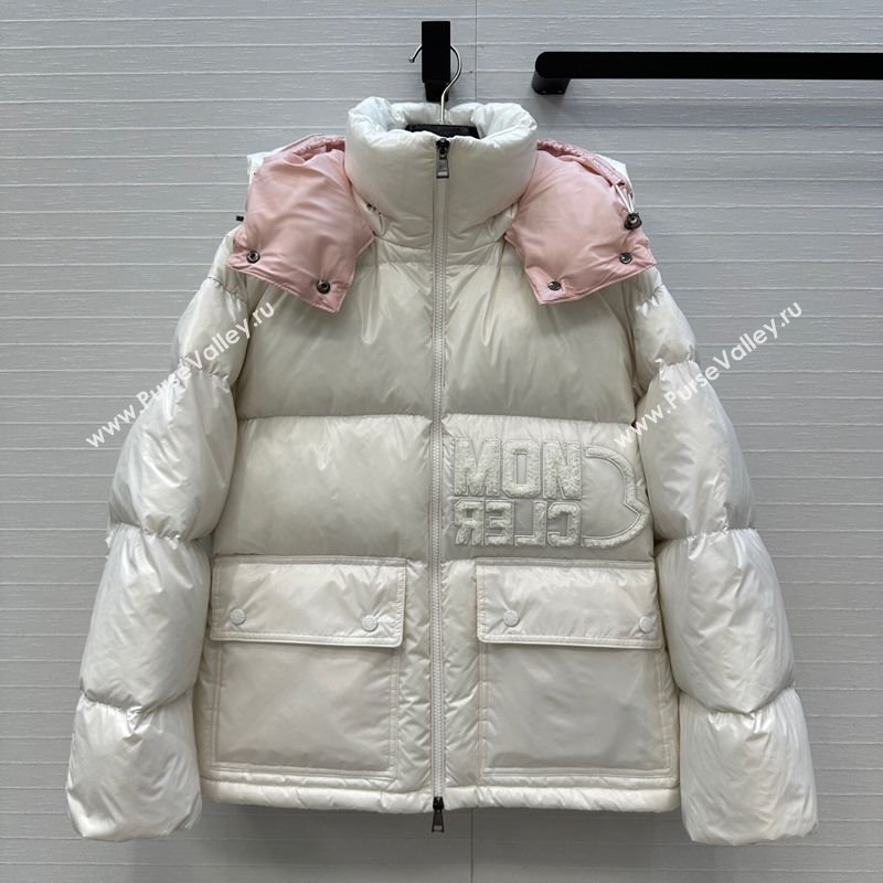 Moncler Abbaye Down Jacket White 2025 ML110601 (QI-251106094)