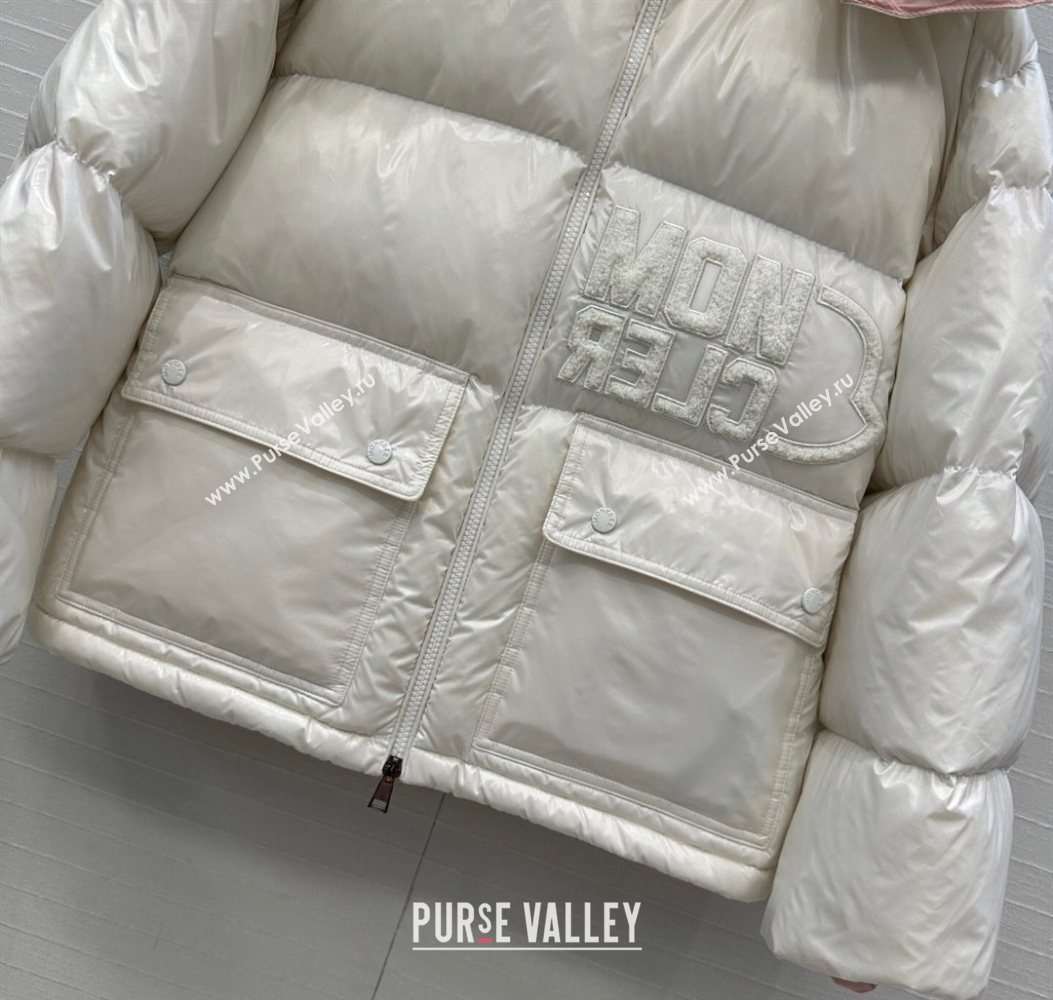 Moncler Abbaye Down Jacket White 2025 ML110601 (QI-251106094)