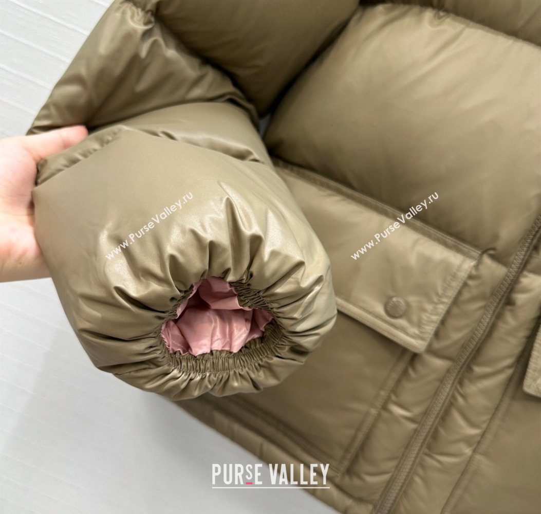 Moncler Abbaye Down Jacket Green 2025 ML110601 (QI-251106095)