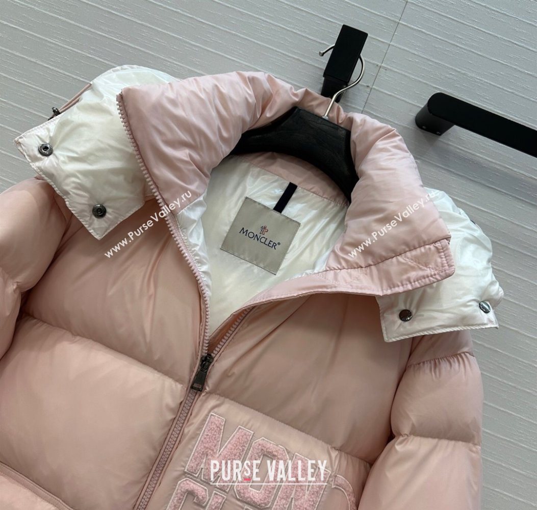 Moncler Abbaye Down Jacket Pink 2025 ML110601 (QI-251106096)