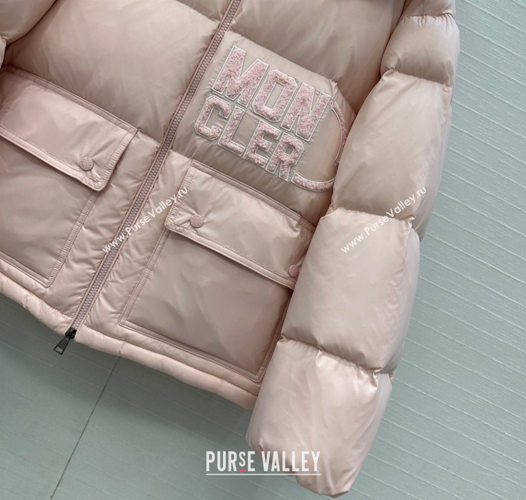 Moncler Abbaye Down Jacket Pink 2025 ML110601 (QI-251106096)