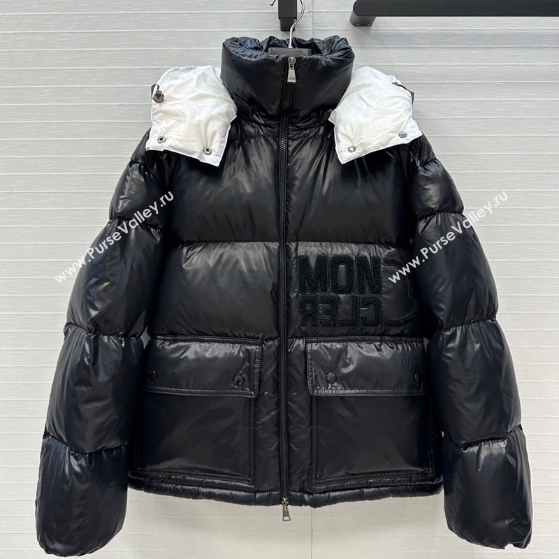Moncler Abbaye Down Jacket Black 2025 ML110601 (QI-251106097)