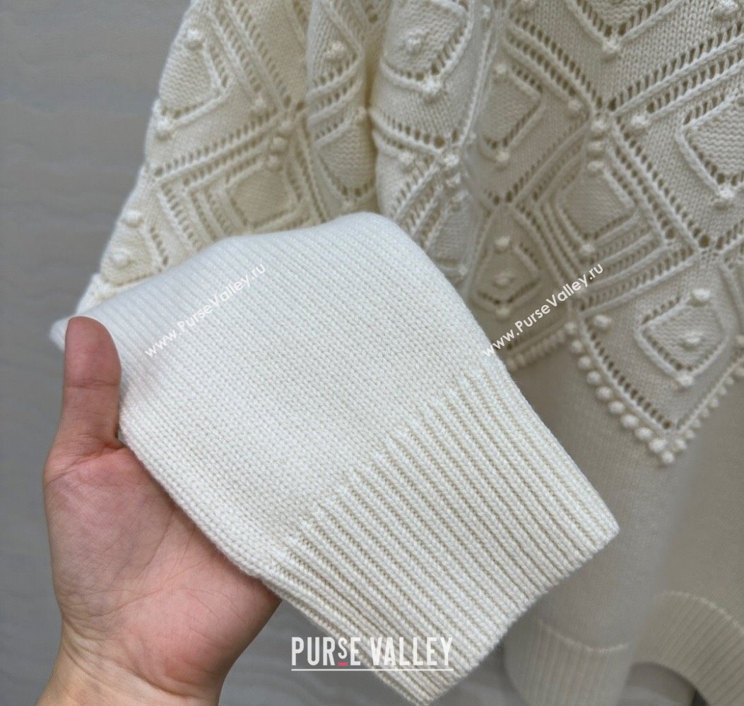 Loro Piana Cashmere Sweater White 2025 LP110602 (QI-251106098)