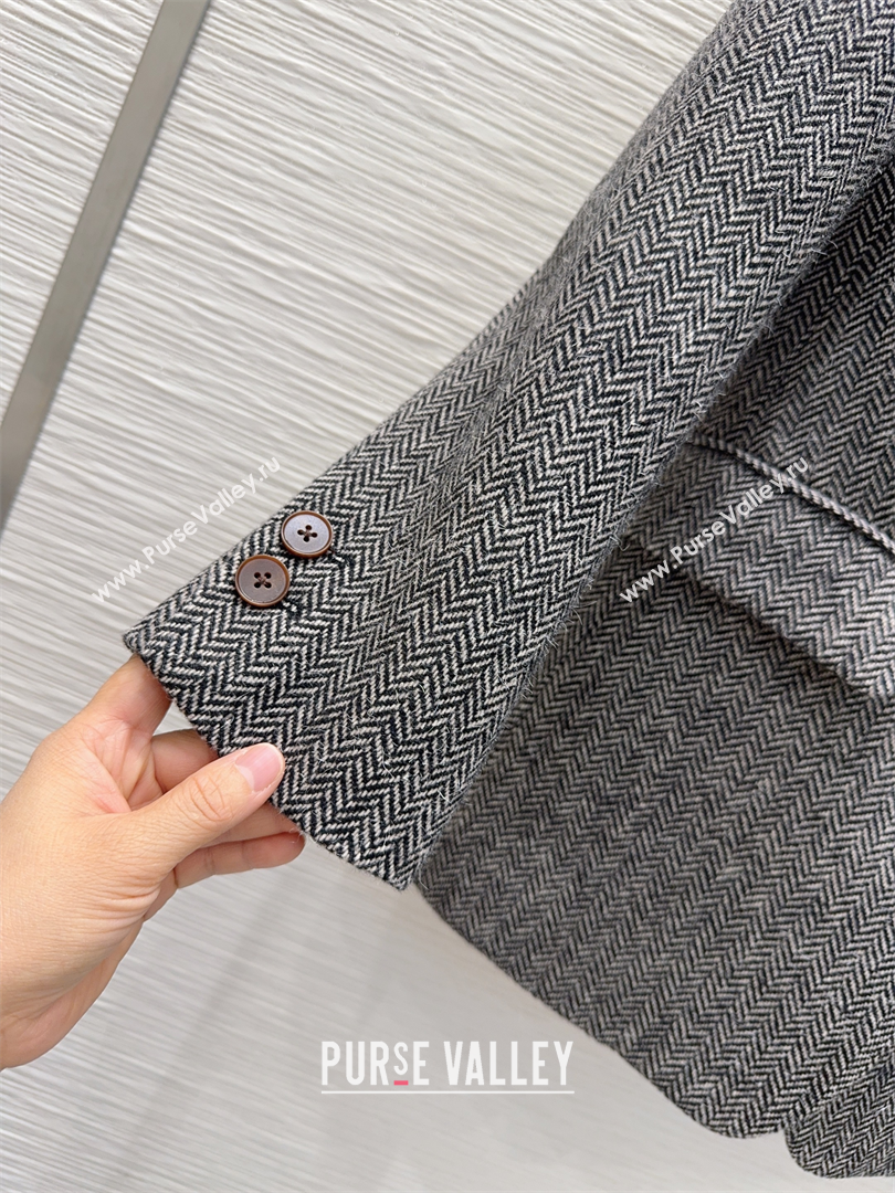 Prada Jacket Grey 2025 PR111520 (QI-251115020)