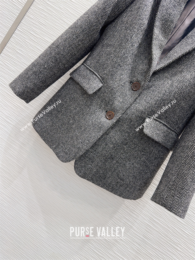 Prada Jacket Grey 2025 PR111520 (QI-251115020)