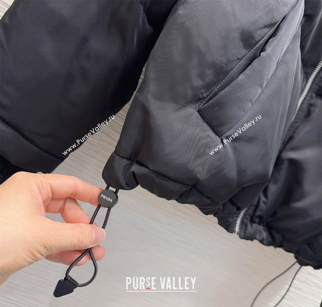 Prada Down Jacket Black 2025 PR111528 (QI-251115031)
