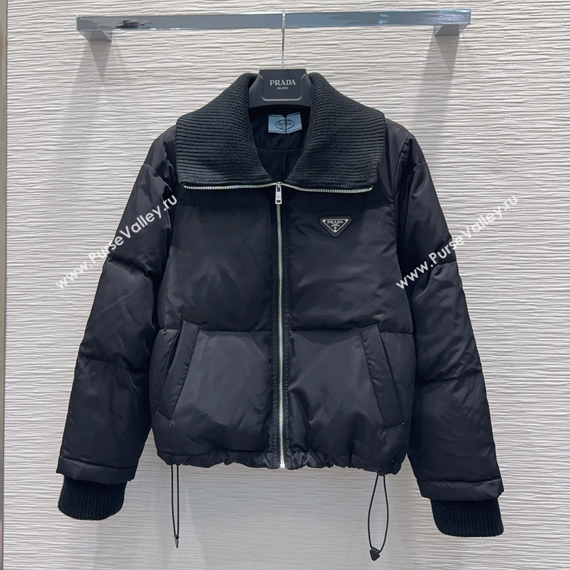 Prada Down Jacket Black 2025 PR111528 (QI-251115031)