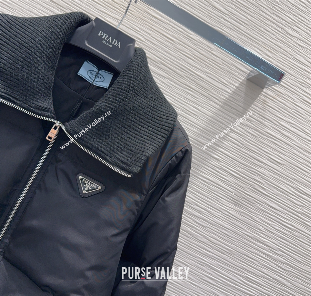 Prada Down Jacket Black 2025 PR111528 (QI-251115031)