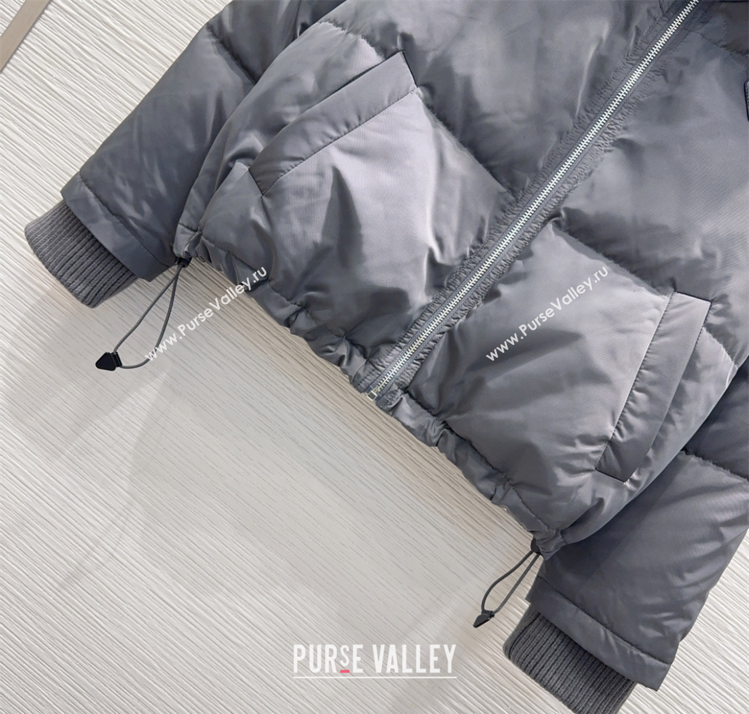 Prada Down Jacket Grey 2025 PR111528 (QI-251115032)