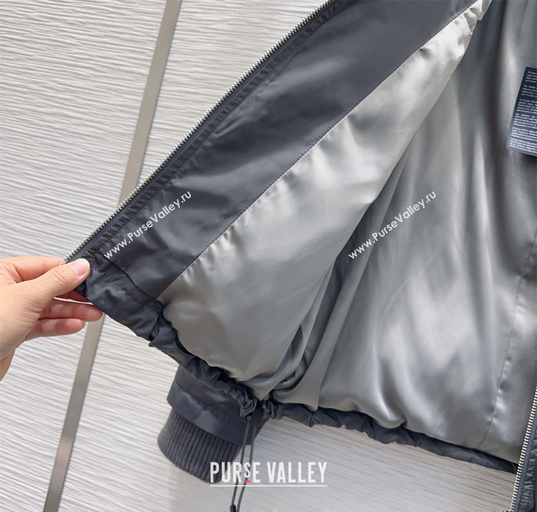 Prada Down Jacket Grey 2025 PR111528 (QI-251115032)
