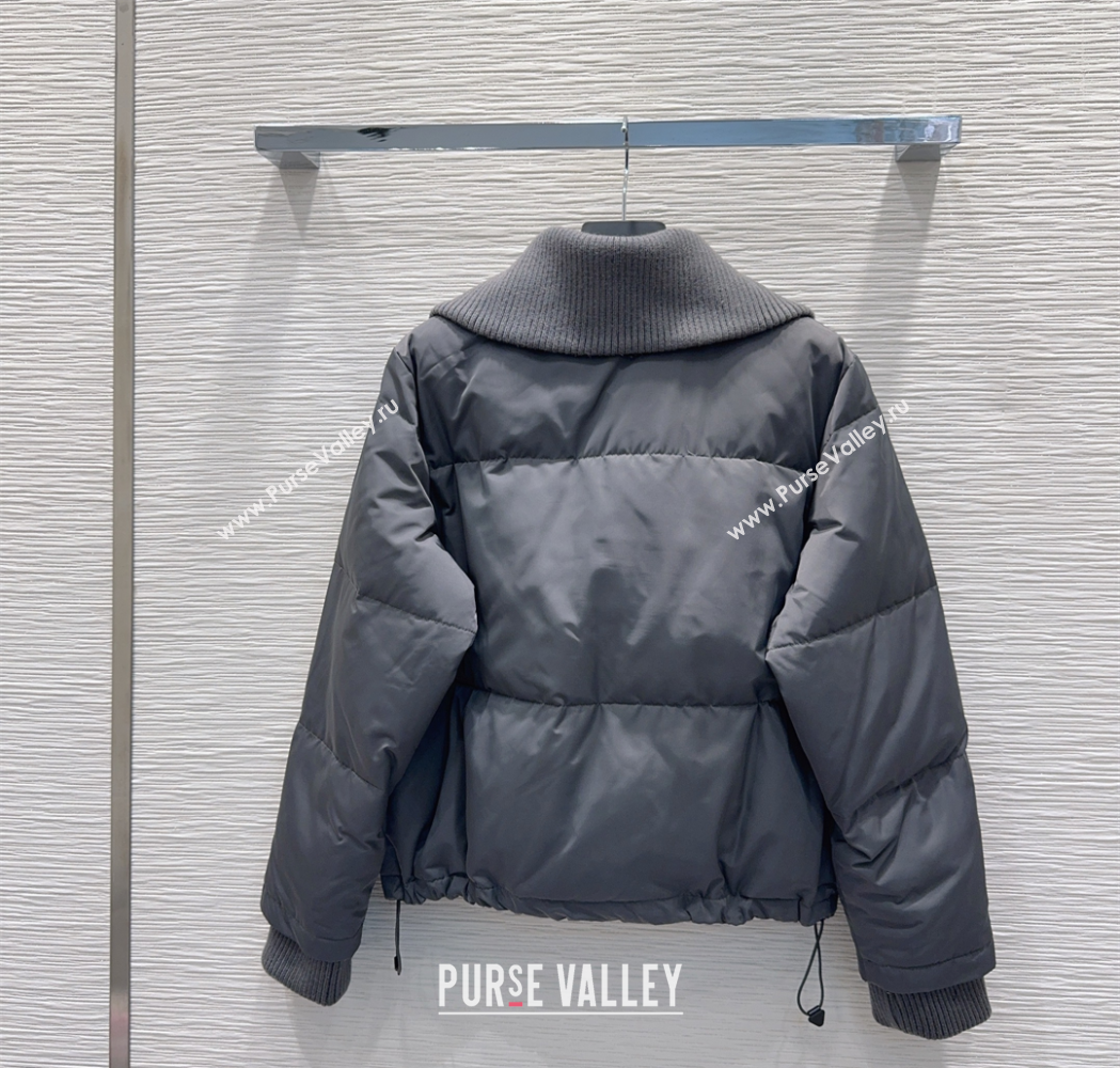 Prada Down Jacket Grey 2025 PR111528 (QI-251115032)