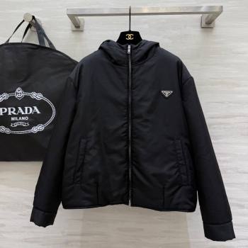 Prada Nylon Padded Jacket Black 2025 PR120101 (QI-251201065)