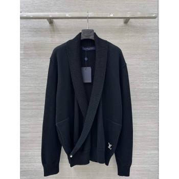Louis Vuitton Wool Cardigan Black 2025 LV120122 (For Women and Men) (QI-251201103)