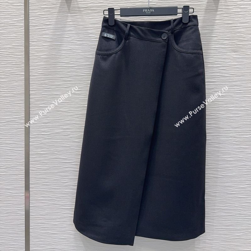 Prada Skirt Black 2025 PR120118 (QI-251201088)