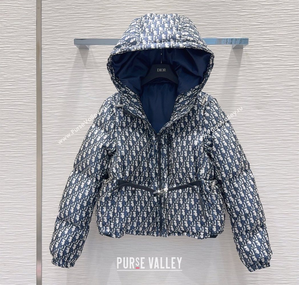 Dior Oblique Jacket Blue 2025 DR120101 (QI-251201090)