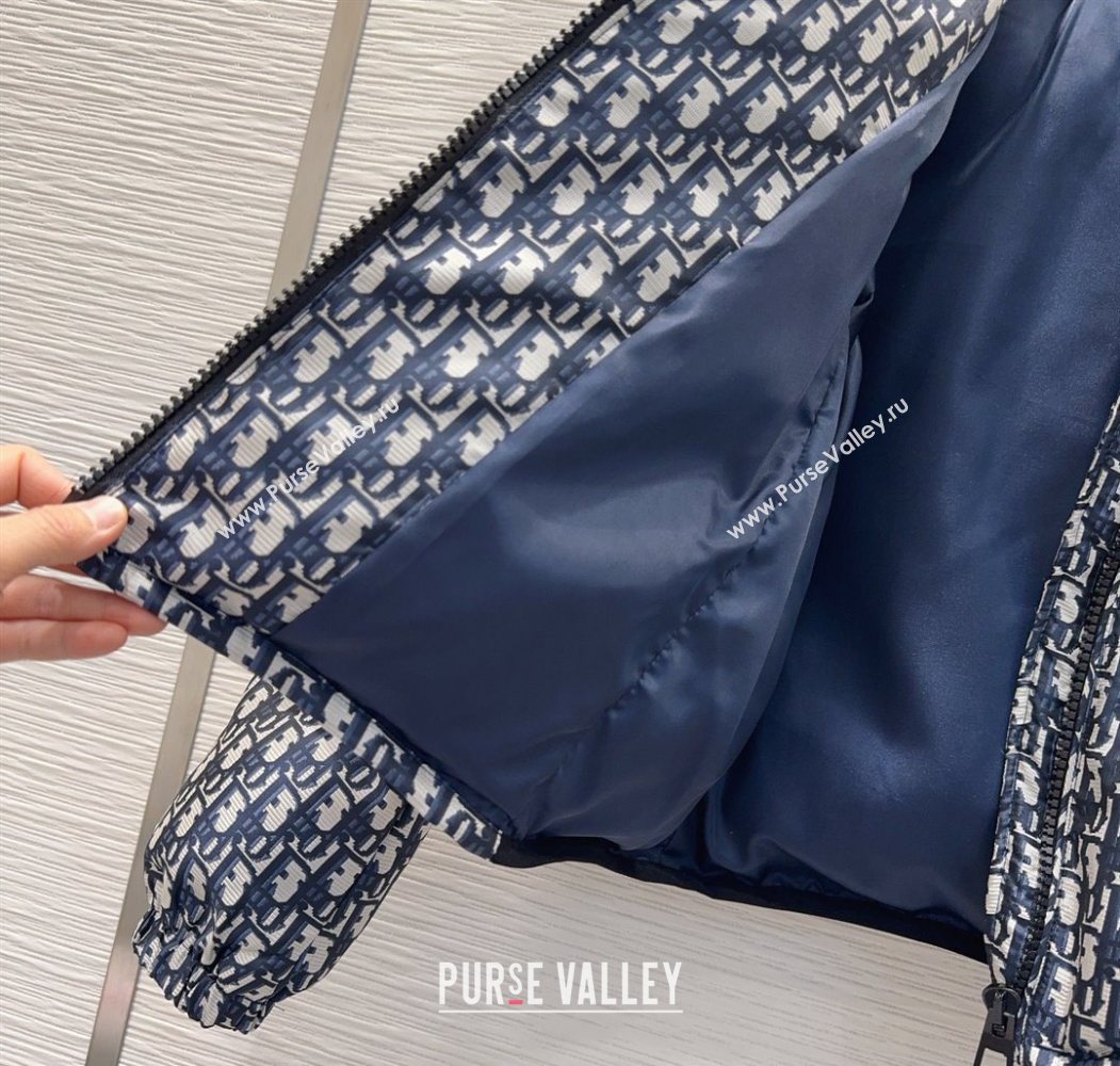 Dior Oblique Jacket Blue 2025 DR120101 (QI-251201090)