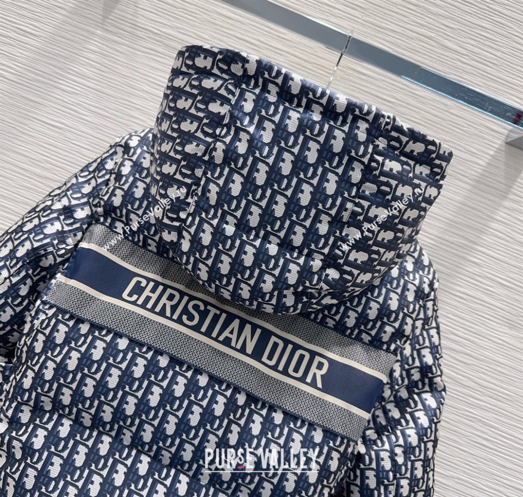 Dior Oblique Jacket Blue 2025 DR120101 (QI-251201090)