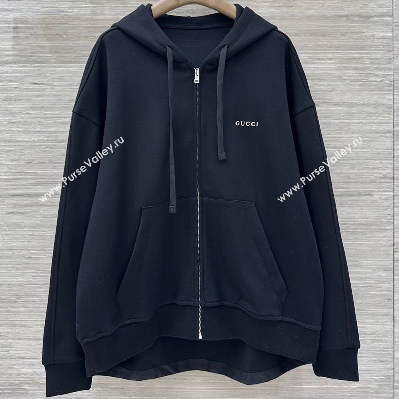 Gucci Cotton Jacket Black 2025 GG120220 (QI-251202035)