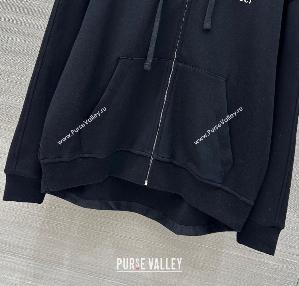 Gucci Cotton Jacket Black 2025 GG120220 (QI-251202035)