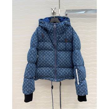 Louis Vuitton Denim Down Jacket Blue 2025 LV120237 (QI-251202037)