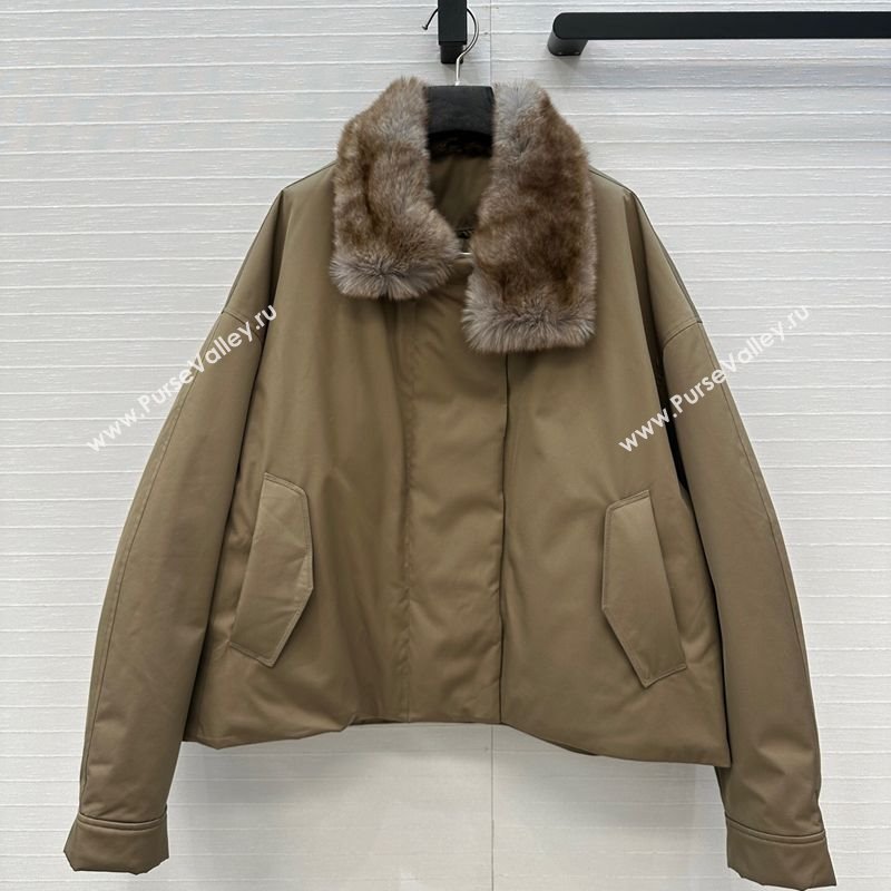 The Row Down Jacket Brown 2025 TR120201 (QI-251202048)