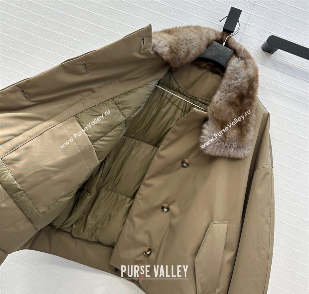 The Row Down Jacket Brown 2025 TR120201 (QI-251202048)