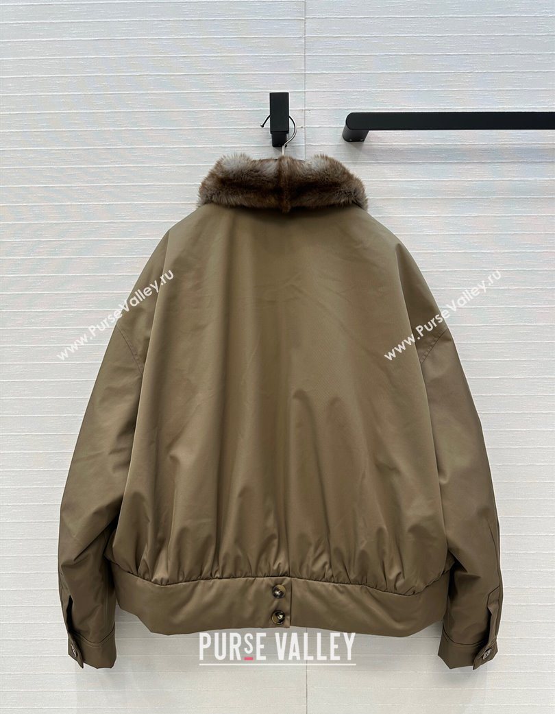 The Row Down Jacket Brown 2025 TR120201 (QI-251202048)